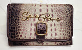 Brown & Pearl White Gator Cigar Fold (Sold)